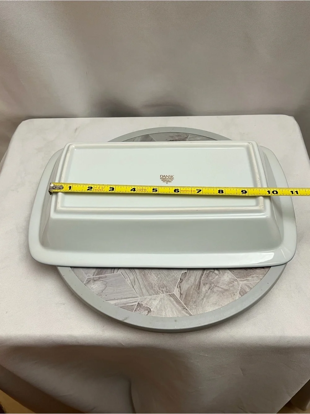 Dansk Bistro Christianshavn Blue Rectangular Baker Serving Dish Japan 13 Inch